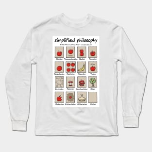 simplified philosophy Long Sleeve T-Shirt